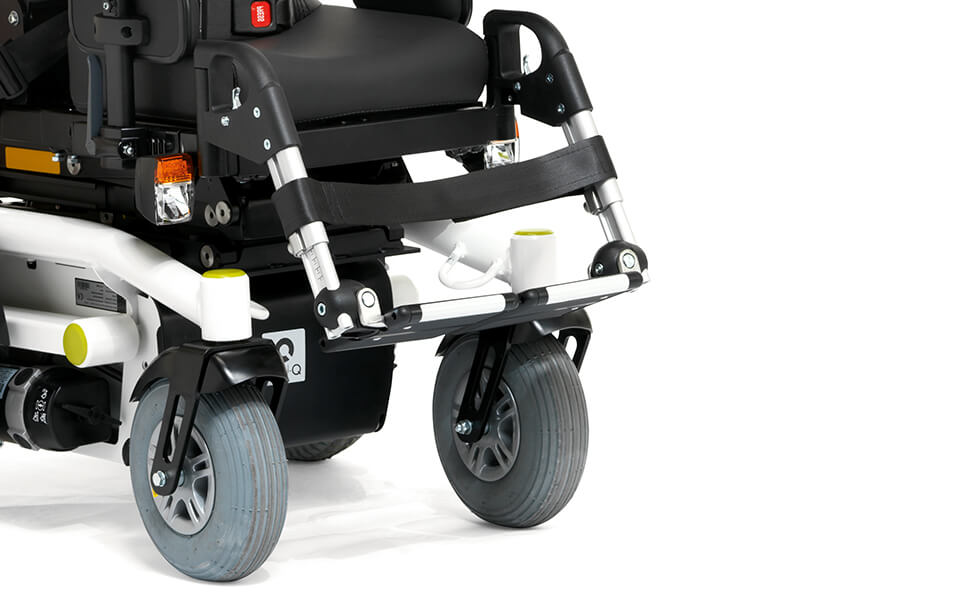 Compact wheelchair design, easy manoeuvring